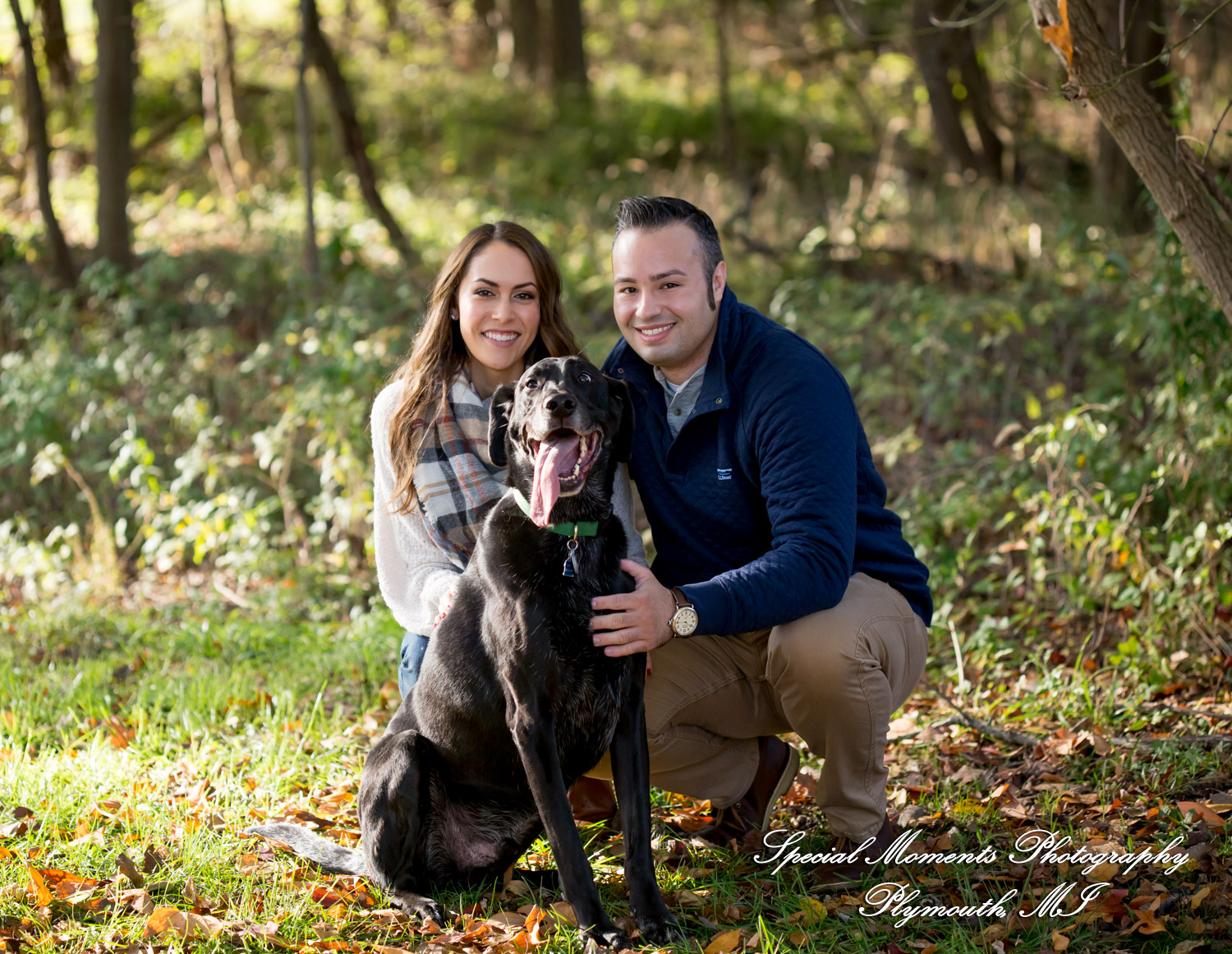 Eric & Melissa at Kensington Metropark Milford MI engagement photography