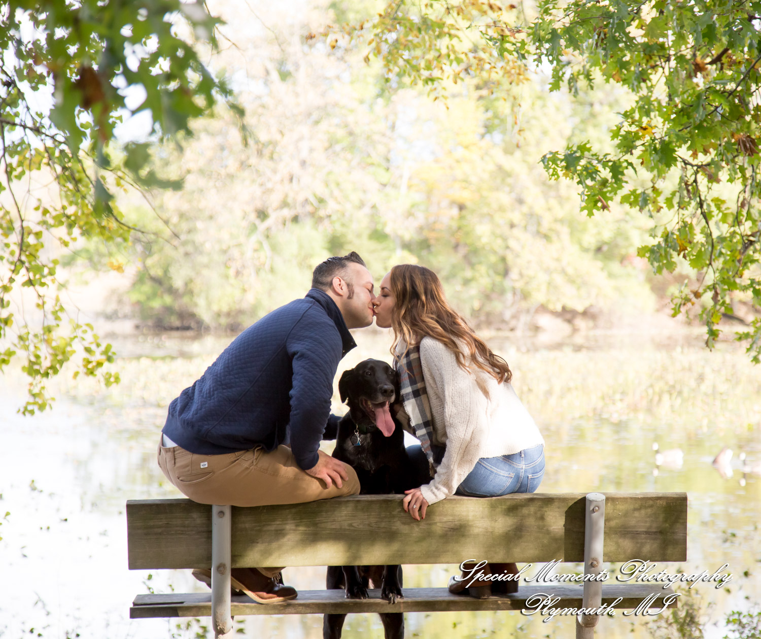 Eric & Melissa at Kensington Metropark Milford MI engagement photography