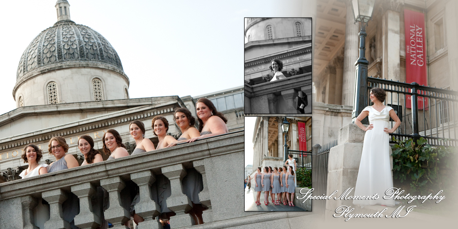 Coffee Table Design - Randy & Ashley at National Gallery London England wedding Album Design photograph