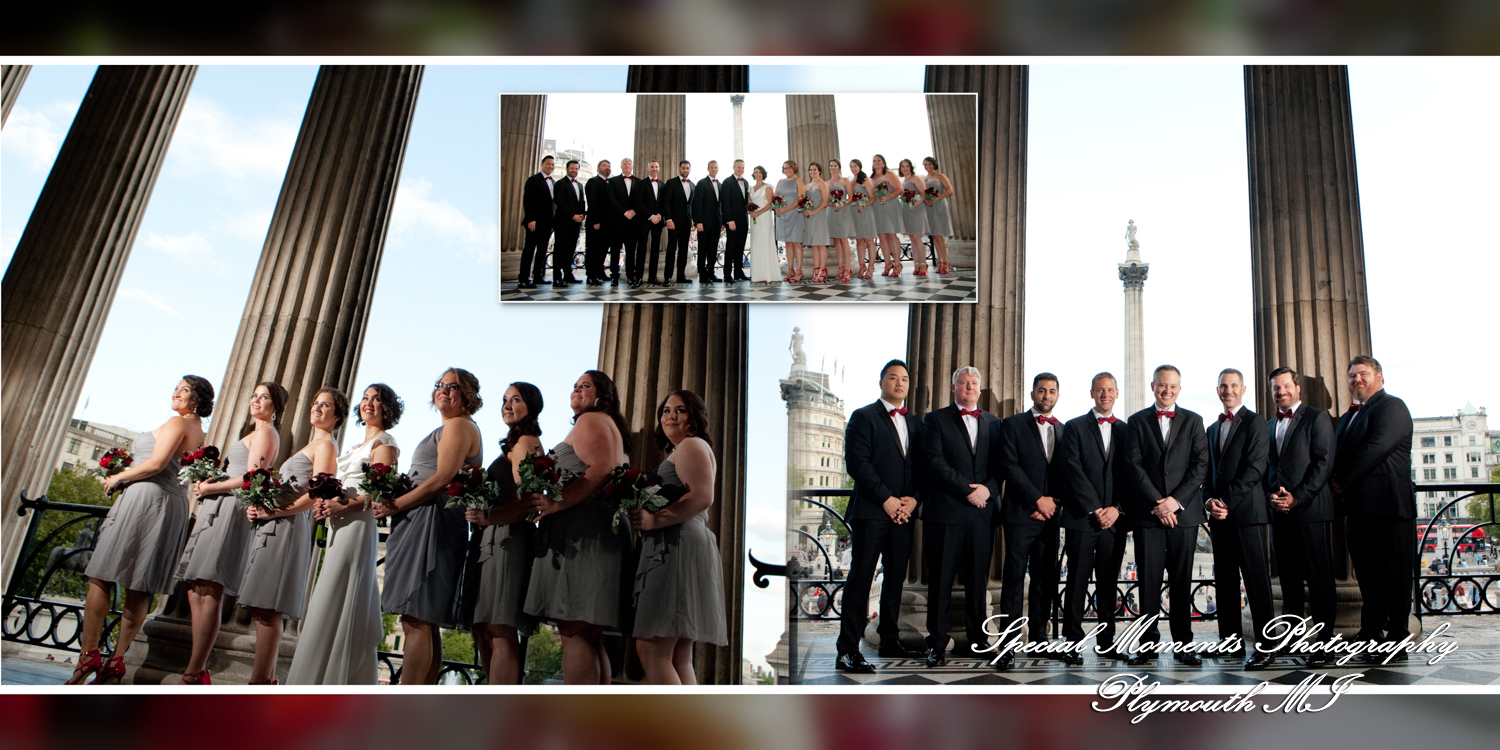 Coffee Table Design - Randy & Ashley at National Gallery London England wedding Album Design photograph