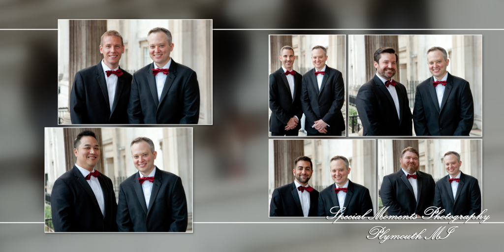 Coffee Table Design - Randy & Ashley at National Gallery London England wedding Album Design photograph
