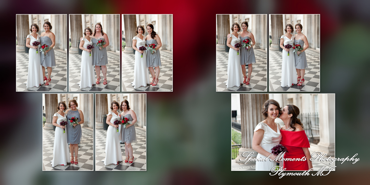 Coffee Table Design - Randy & Ashley at National Gallery London England wedding Album Design photograph