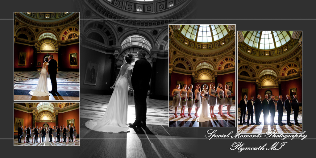 Coffee Table Design - Randy & Ashley at National Gallery London England wedding Album Design photograph