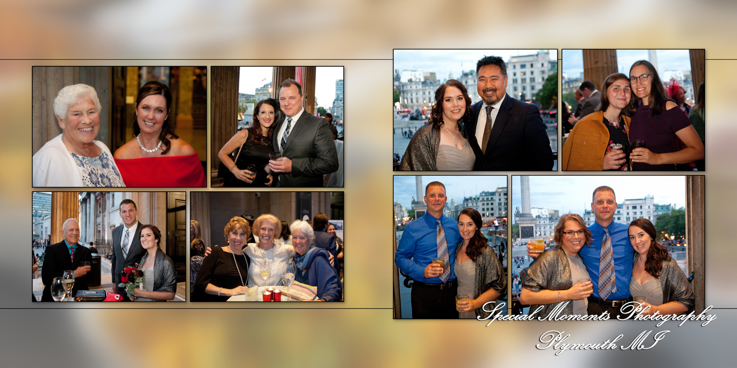 Coffee Table Design - Randy & Ashley at National Gallery London England wedding Album Design photograph