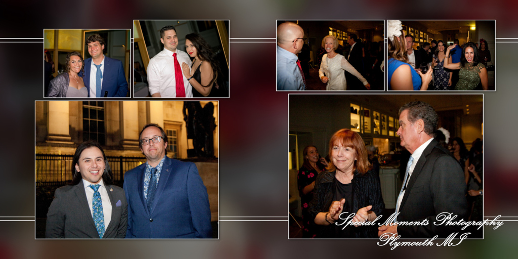 Coffee Table Design - Randy & Ashley at National Gallery London England wedding Album Design photograph