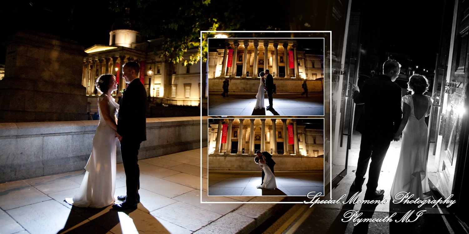 Coffee Table Design - Randy & Ashley at National Gallery London England wedding Album Design photograph