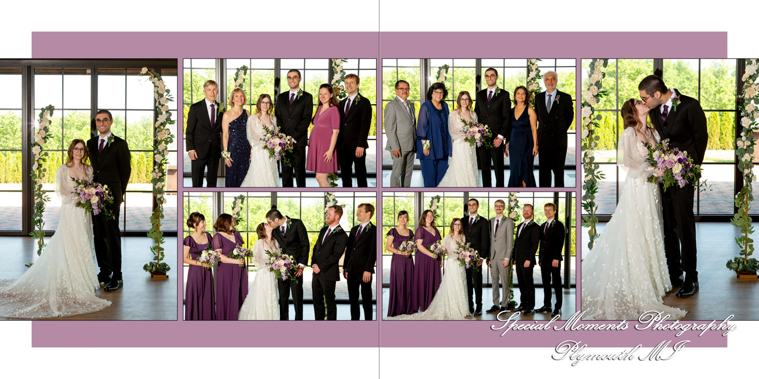 Fine Art Classic Design - Allison & Raza at St. John Resort Garden Pavilion Plymouth MI wedding photography