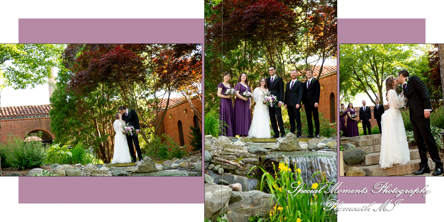 Fine Art Classic Design - Allison & Raza at St. John Resort Garden Pavilion Plymouth MI wedding photography