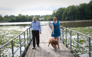 Sara & Andrew at Wilcox Lake Park Plymouth MI engagement photography