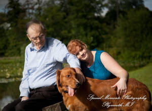 Sara & Andrew at Wilcox Lake Park Plymouth MI engagement photography