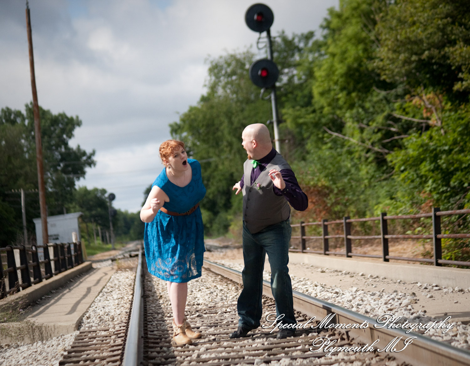 Sara & Andrew at Wilcox Lake Park Plymouth MI engagement photography